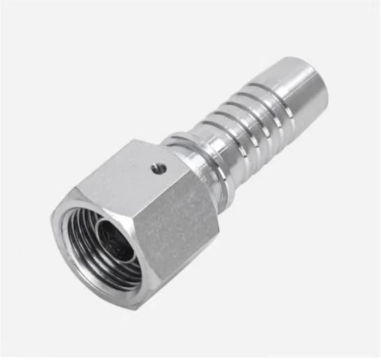 20411W Straight Metric Female 24° Cone Swivel with O-Ring (DKOL) - Thrust Wire Nut