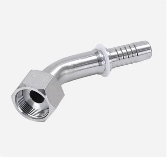 20241 45° Metric Female Flat Face Swivel Hose Fitting