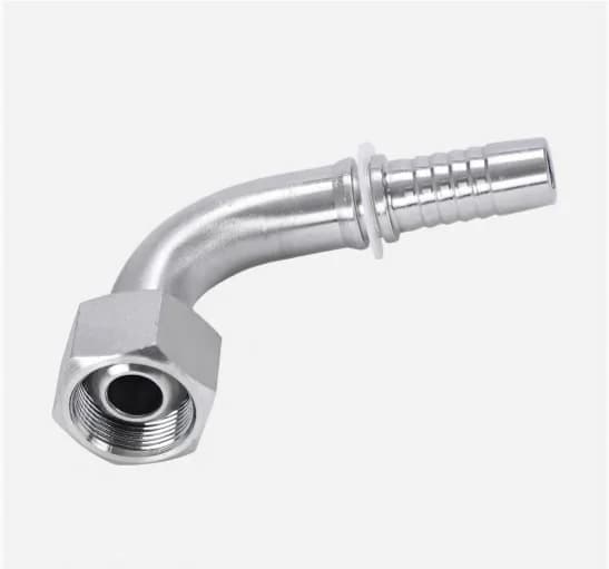 20191 90ยฐ Metric Female Flat Face Swivel Hose Fitting