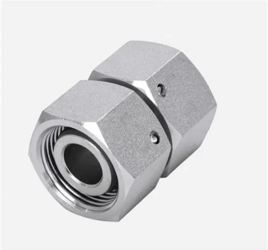 3C Straight Metric Female 24° Cone Swivel with O-Ring (DKOL)