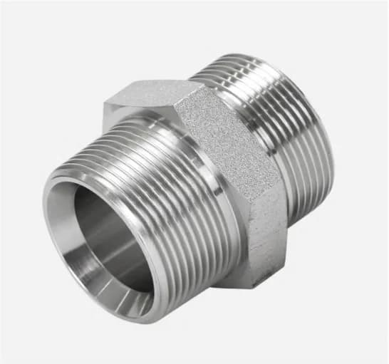 1BN/1BT Straight BSPP Male 60° Cone to NPT(BSPT) Male