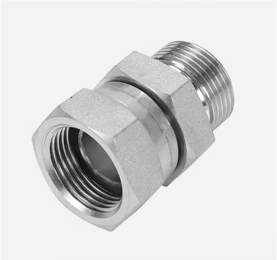 2B Straight BSPP Male 60° Cone to BSPP Female Swivel 60° Cone