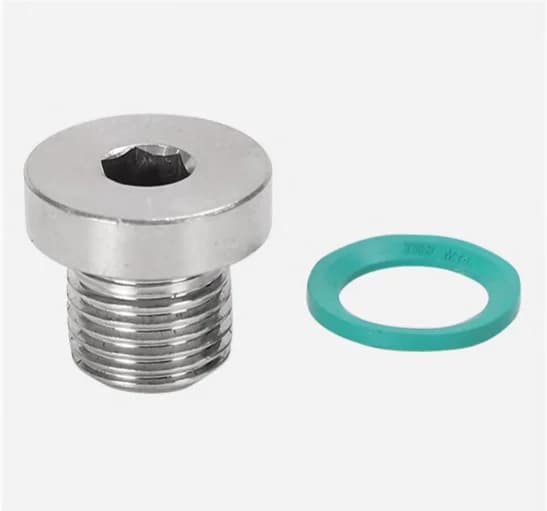 4BN-WD BSPP Male Plug with Captive Seal (ED Ring)