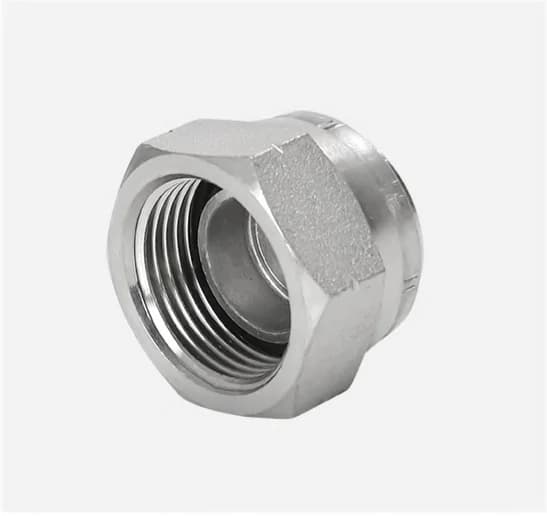 9B BSPP Female Swivel 60° Cone Cap