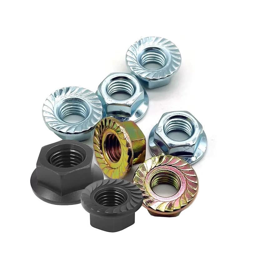 DIN 6923 Galvanized Hex Flange Nut