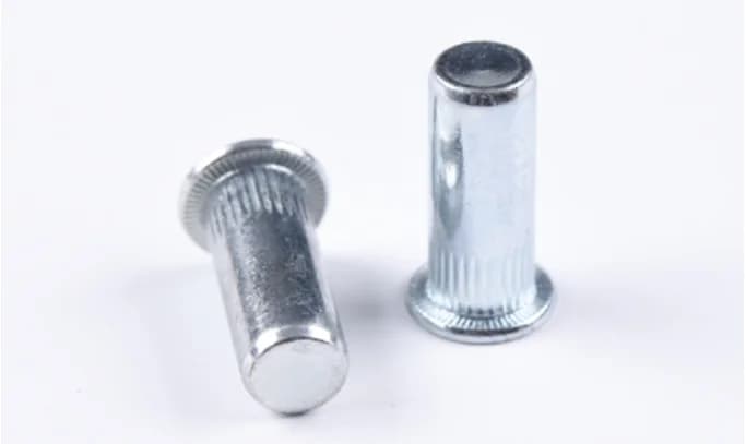 Flat Head Knurled Body Closed End Rivet Nuts
