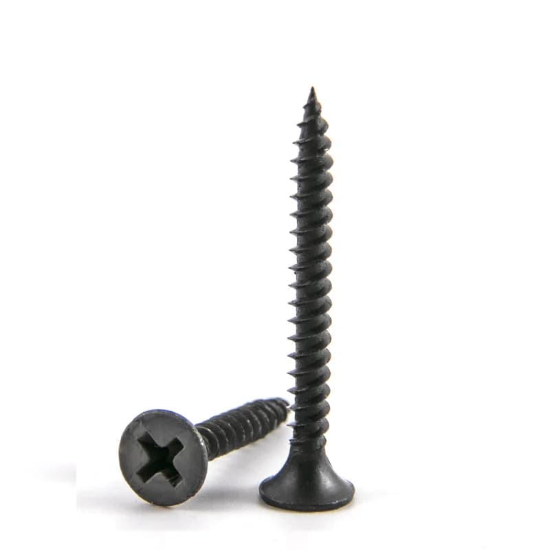 Black Zinc Bugle Head Phillips Tapping Screws
